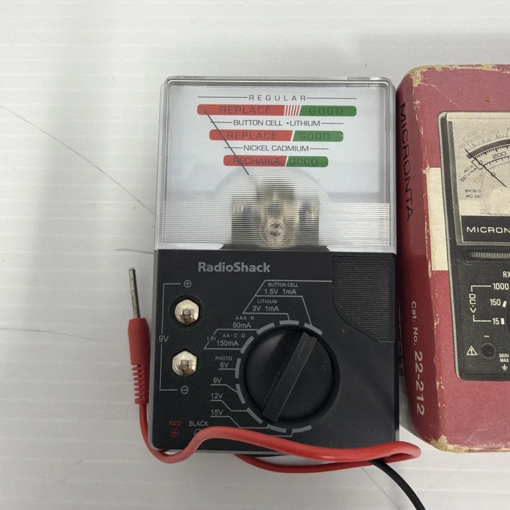 Vintage Micronta 8 Range Multitester No. 22-212 2000 OHMS/Volt